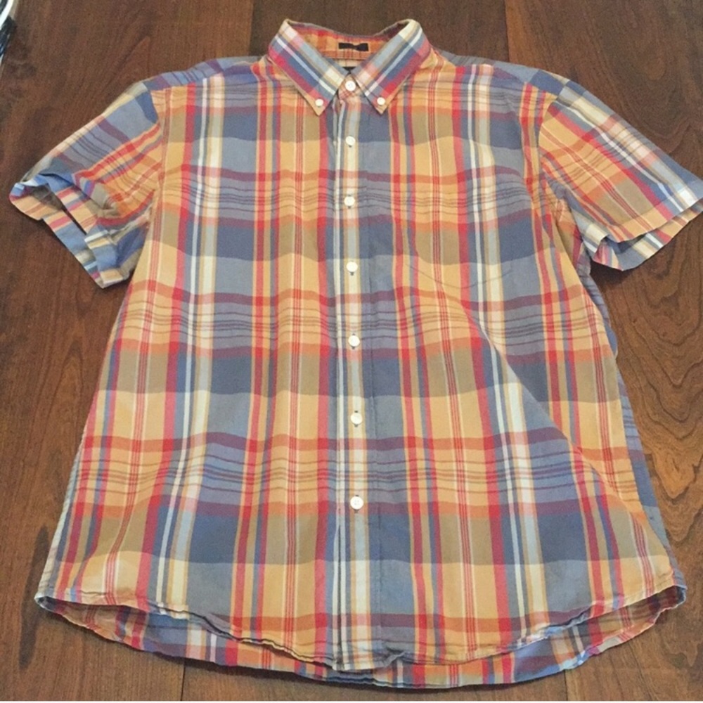 J Crew Short Sleeve Button Down